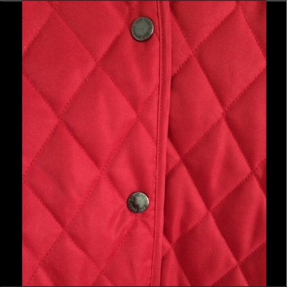 Lightweight red jacket with snap closures Medium - Picture 5 of 7